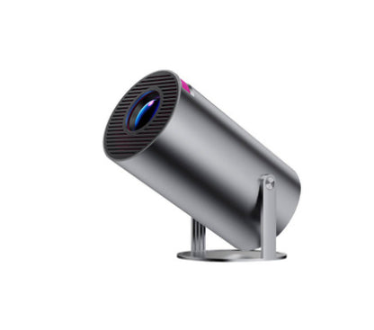 Projector with 180° projection angle for versatile viewing