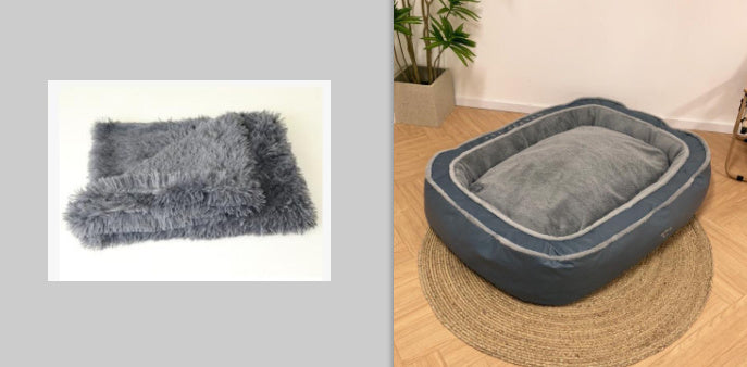 Comfortable pet bed for puppies and small dogs