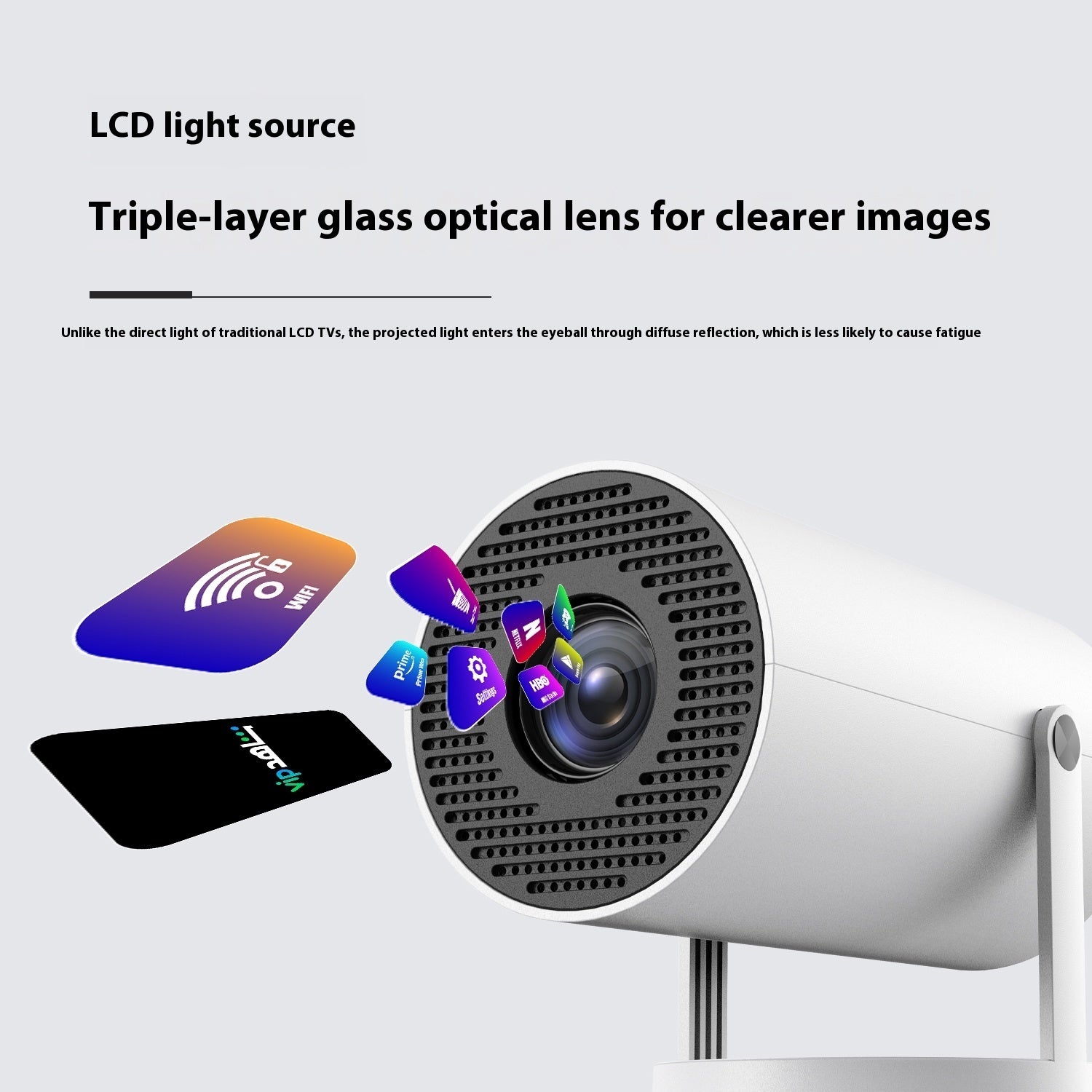 Home theater projector with auto-focus capability