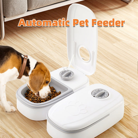 Smart pet feeder front view